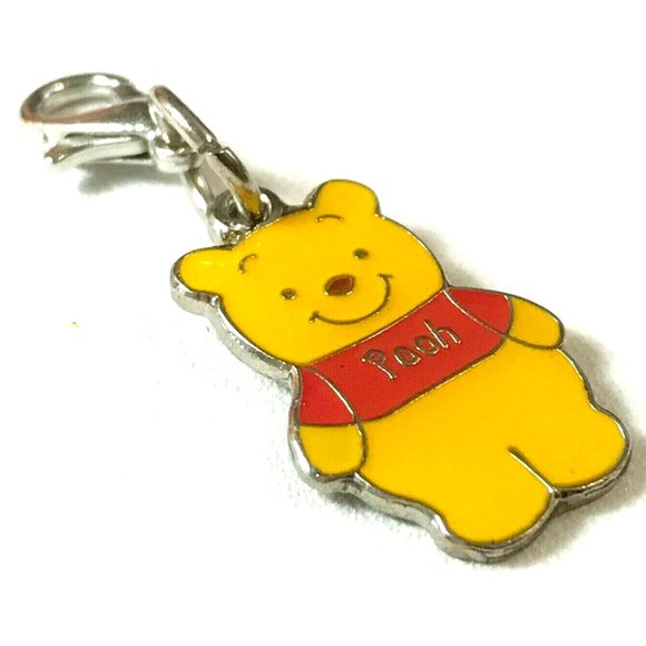 Vintage Disney Winnie The Pooh Charm Bear Clip On Disneyana Zipper Pull Purse - Picture 7 of 11
